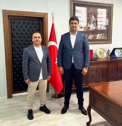 Dernek Başkanımızdan İlçe Kaymakamlığına Ziyaret