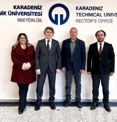 KTÜ Rektör Yardımcılığına Atanan Prof.Dr. Ali Temiz'e Dernek Başkanımızdan Ziyaret