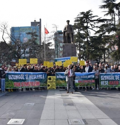 Uzungöl HES Projesine Karşı Yapmış Olduğumuz Basın Açıklaması