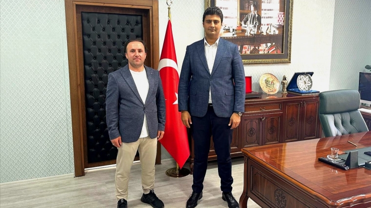 Dernek Başkanımızdan İlçe Kaymakamlığına Ziyaret